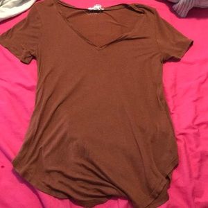 loose fitted v neck